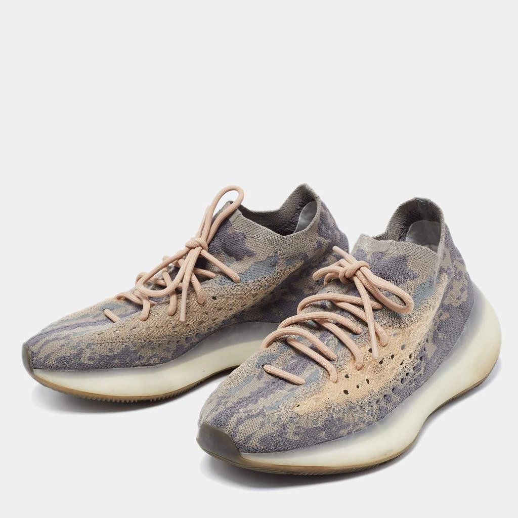 商品[二手商品] YEEZY|Yeezy x adidas Grey/Beige Knit Fabric Boost 380 Mist Low-Top Sneakers Size 43 1/3,价格¥1160,第2张图片详细描述