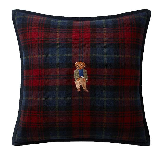 商品Ralph Lauren|Tartan Bear Throw Pillow, 20" x 20" ,价格¥1479,第1张图片