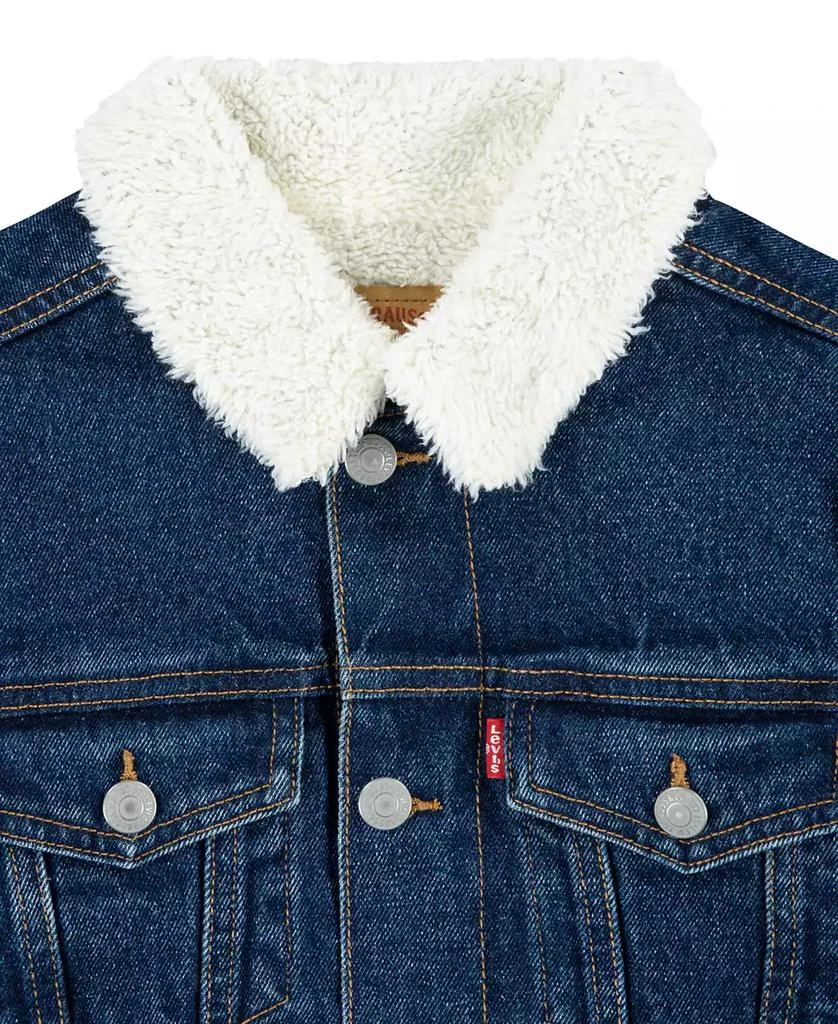 商品Levi's|Baby Boys Sherpa Trucker Long Sleeve Jacket,价格¥323,第4张图片详细描述