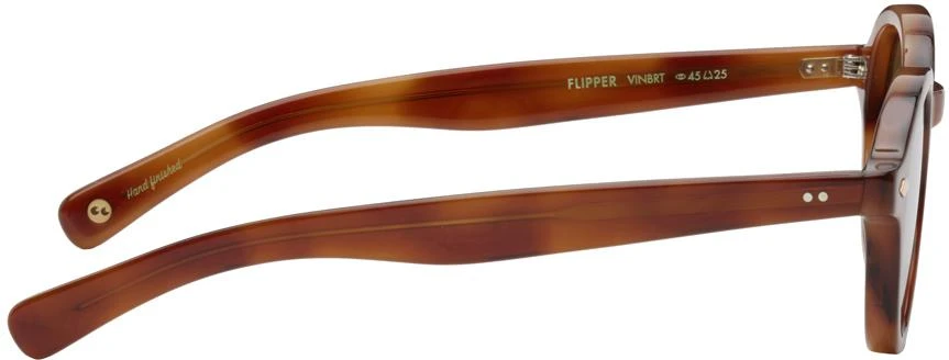 商品GARRETT LEIGHT|Tortoiseshell Flipper Sunglasses,价格¥1847,第3张图片详细描述
