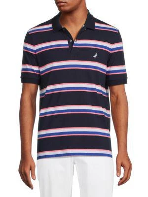 商品Nautica|Striped Polo,价格¥151,第1张图片