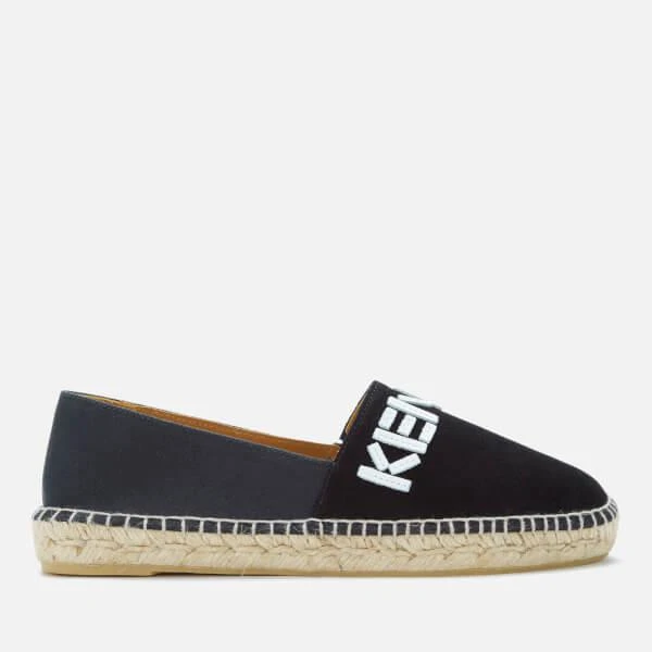 商品Kenzo|KENZO Women's Kenzo Logo Elastic Espadrilles - Black,价格¥653,第1张图片