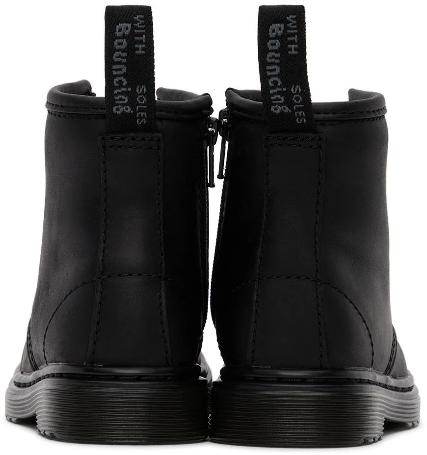 商品Dr. Martens|Baby Black Faux-Fur 1460 Big Kids Boots,价格¥597,第2张图片详细描述
