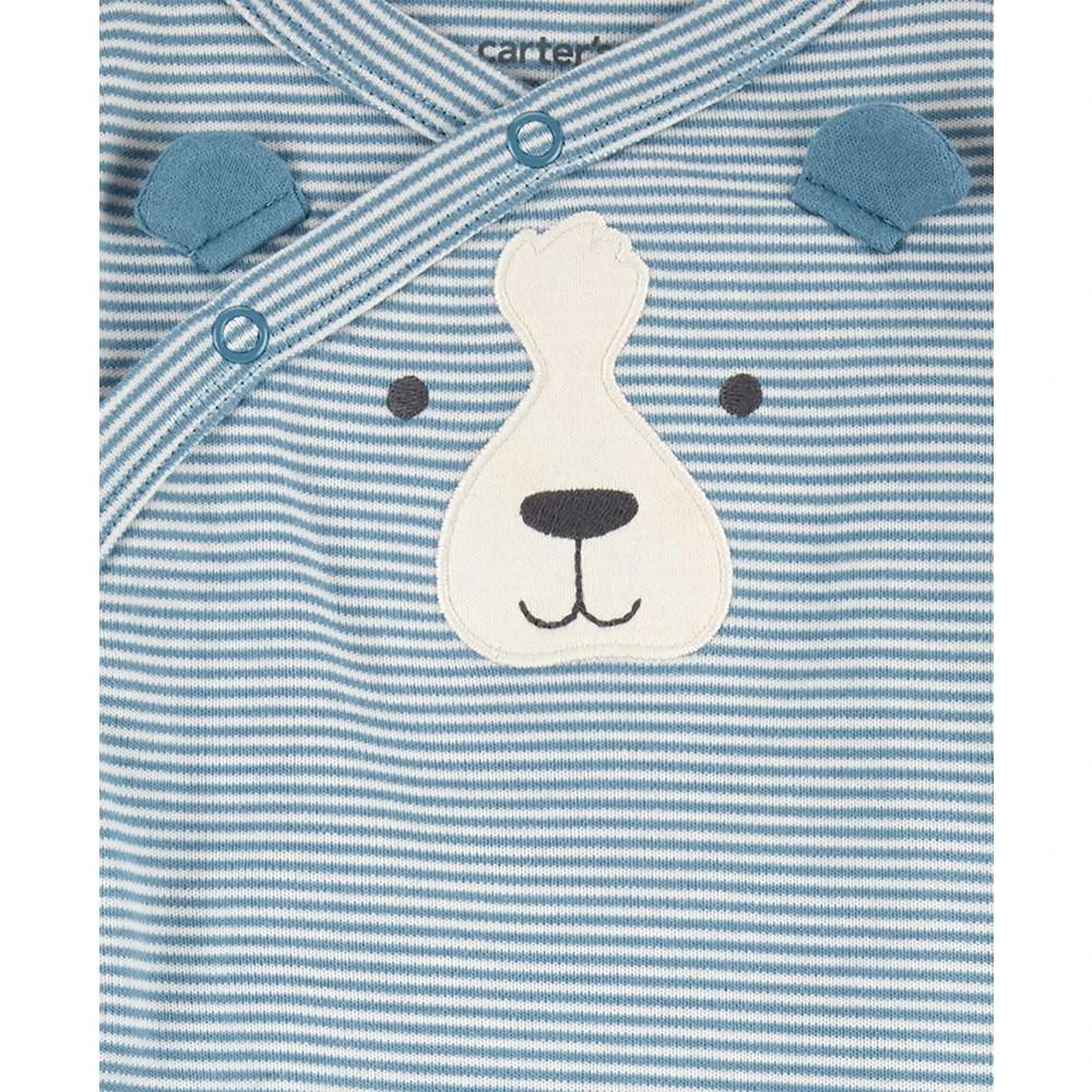 商品Carter's|Baby Boys Dog Side-Snap Sleep & Play Footed Pajamas,价格¥48,第2张图片详细描述