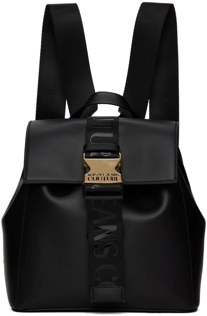 商品Versace|Black Safety Buckle Backpack,价格¥1427,第1张图片