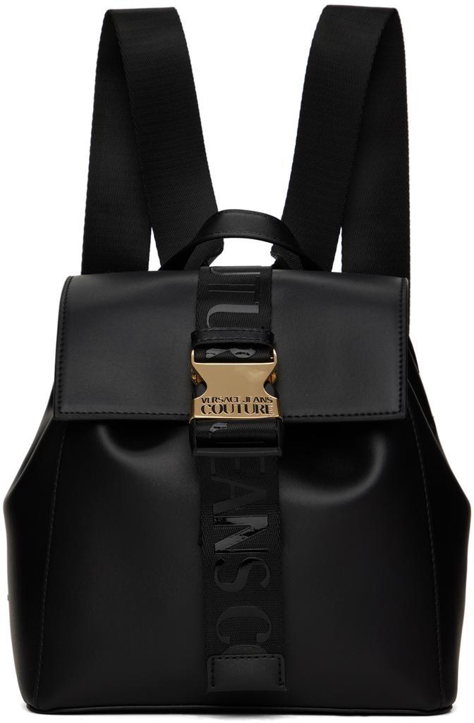 商品Versace|Black Safety Buckle Backpack,价格¥1620,第1张图片