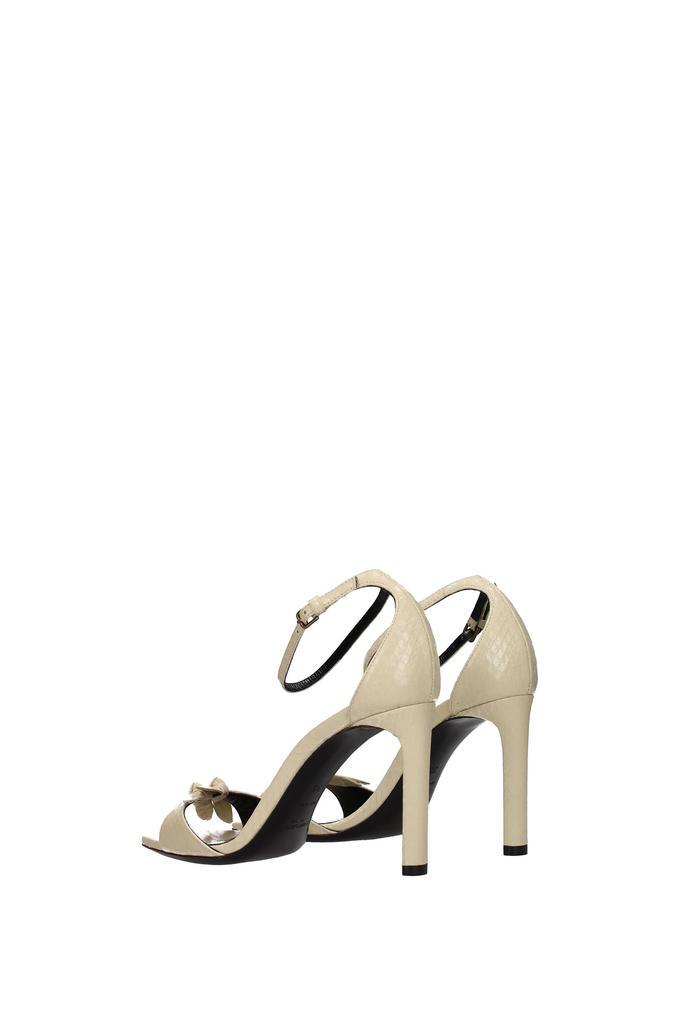 商品Yves Saint Laurent|Sandals bea Leather Snake Beige Cream,价格¥2852,第6张图片详细描述