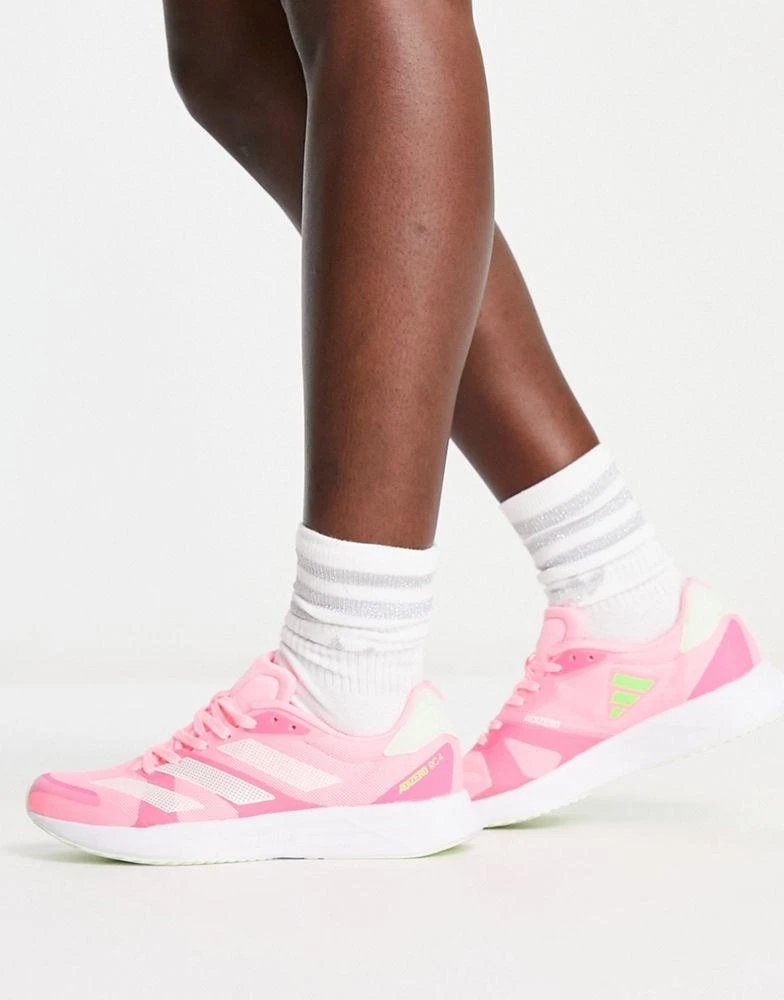 商品Adidas|adidas Running Adizero RC 4 trainers in pink,价格¥348,第1张图片