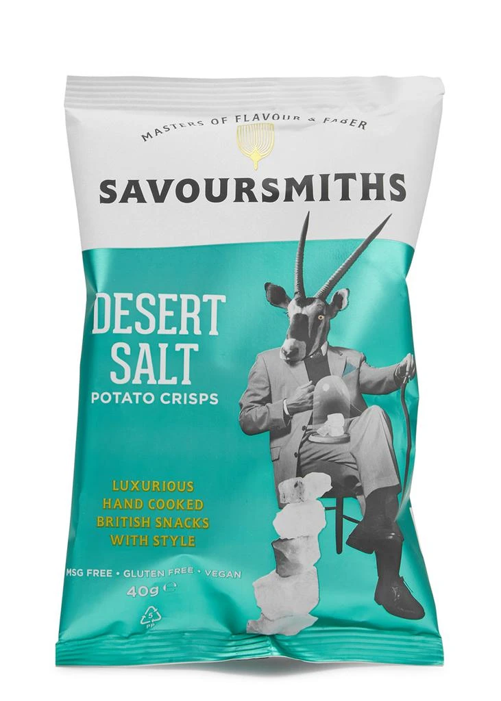 商品Savoursmiths|Desert Salt Potato Crisps 40g,价格¥17,第1张图片