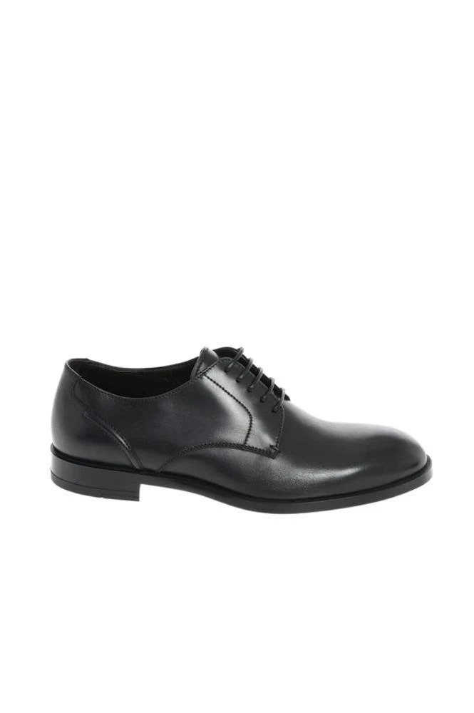 商品Zegna|Ermenegildo zegna men's black other materials lace up shoes,价格¥4635,第2张图片详细描述