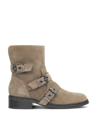 商品KENDALL & KYLIE|Women's Nori Round Toe Suede Low-Heel Booties,价格¥359,第2张图片详细描述