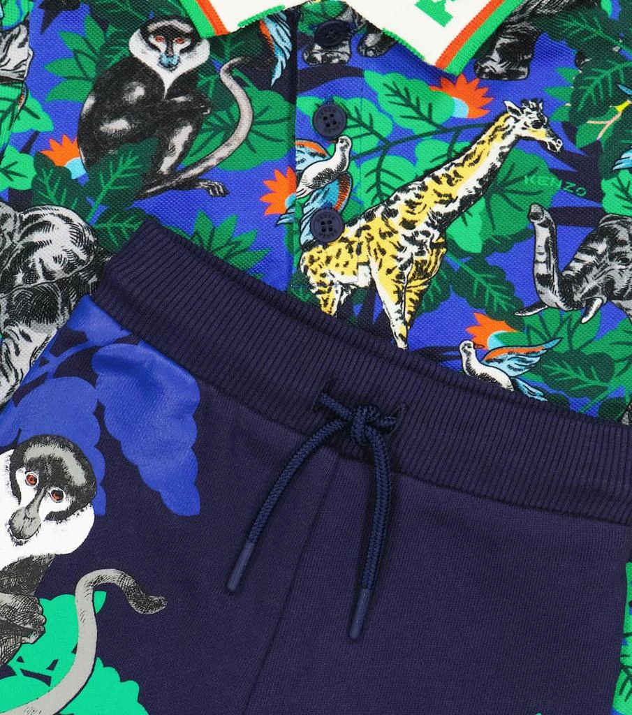 商品Kenzo|婴幼儿 — 印花棉质衬衫与运动裤,价格¥664,第3张图片详细描述
