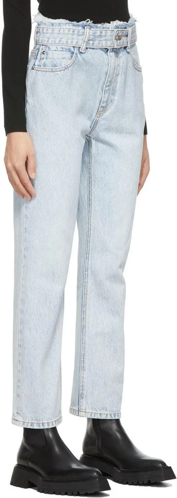 商品Alexander Wang|Blue Slim Fray Jeans,价格¥1205,第2张图片详细描述