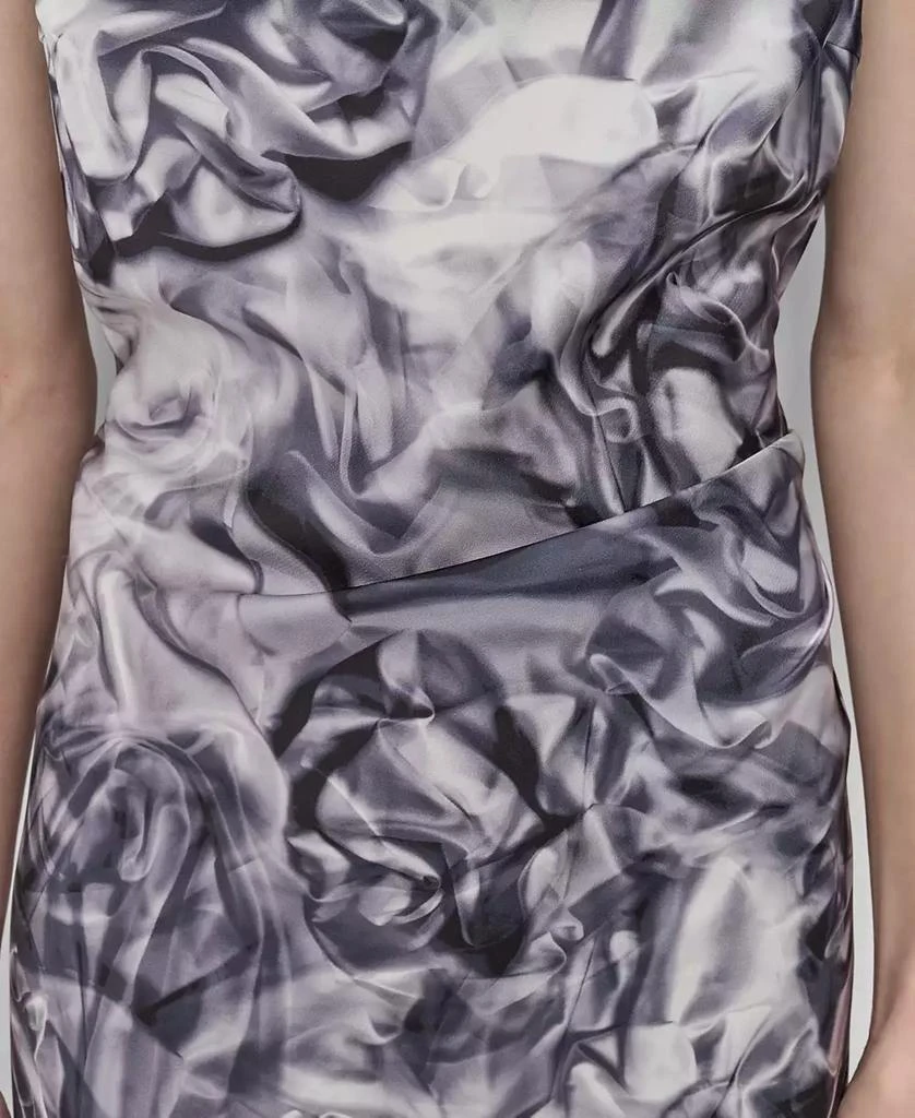 商品DKNY|Women's Sleeveless Cowl Neck Midi Slip Dress,价格¥1023,第5张图片详细描述