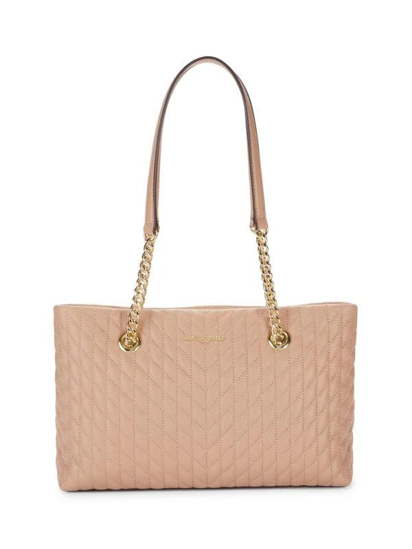 商品Karl Lagerfeld Paris|Karolina Chain Tote,价格¥1357,第1张图片