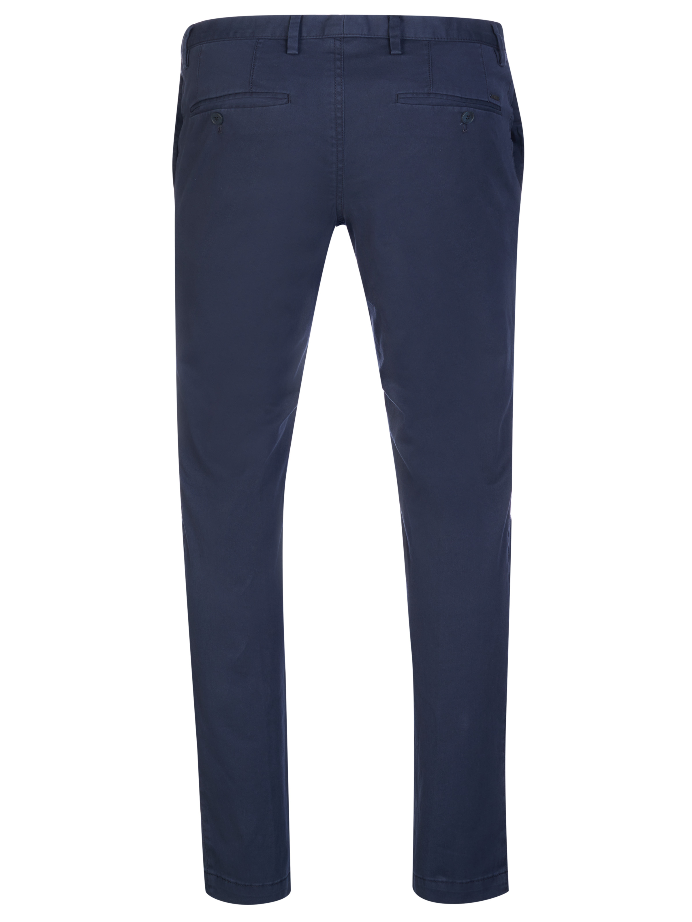 HUGO BOSS 男士海军蓝色棉质修身休闲裤 STANINO16W-50385095-410商品第4张图片规格展示