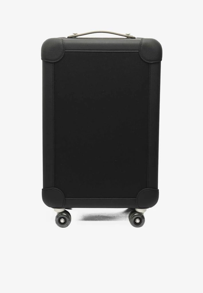 商品Hermes|Rolling Mobility Suitcase in Noir Regate and Canvas,价格¥78307,第1张图片