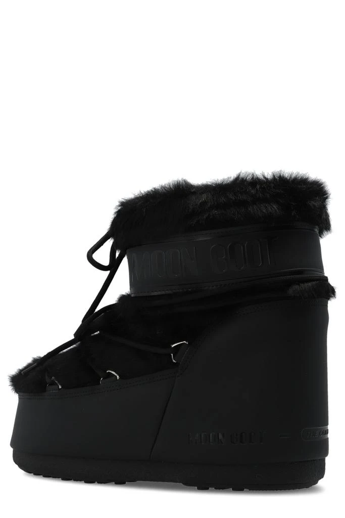 商品Moon Boot|Moon Boot Icon Low Faux-Fur Lace-Up Boots,价格¥1384,第3张图片详细描述