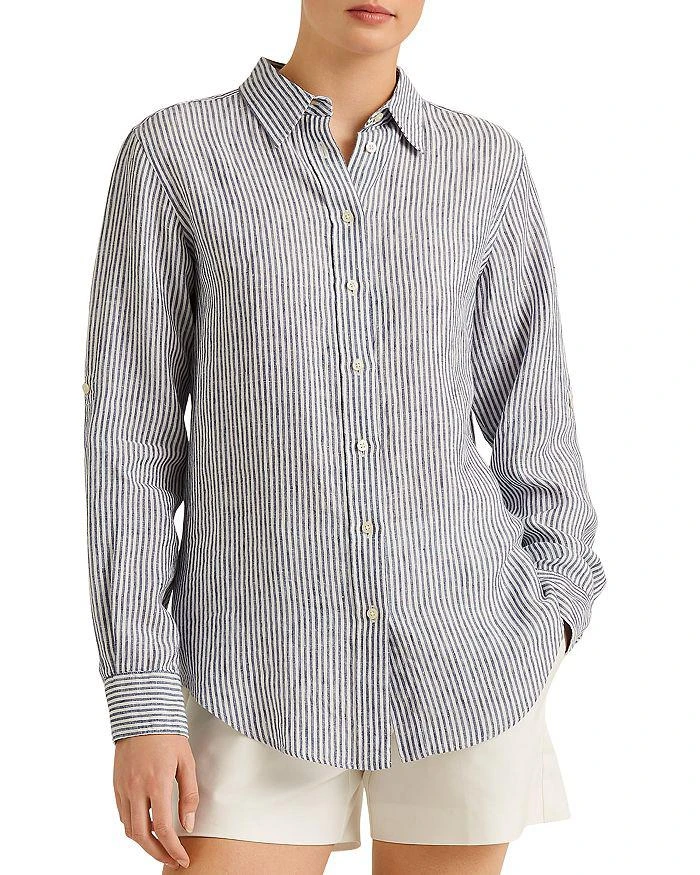 商品Ralph Lauren|Linen Button Down Shirt,价格¥334,第1张图片