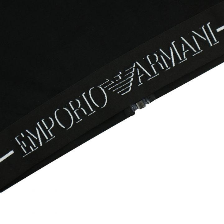 商品Emporio Armani|Black Logo Tape Hooded Tracksuit,价格¥2640,第7张图片详细描述