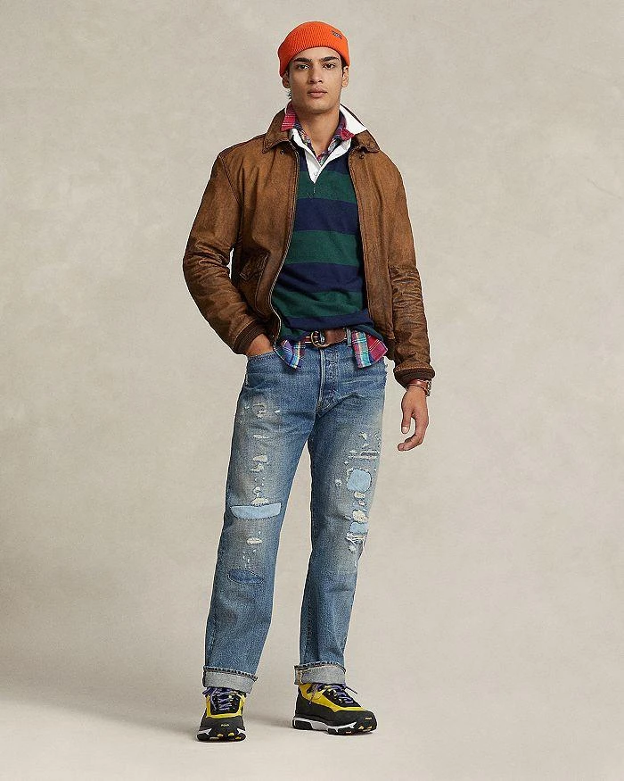 商品Ralph Lauren|Leather Flight Jacket,价格¥4543,第2张图片详细描述