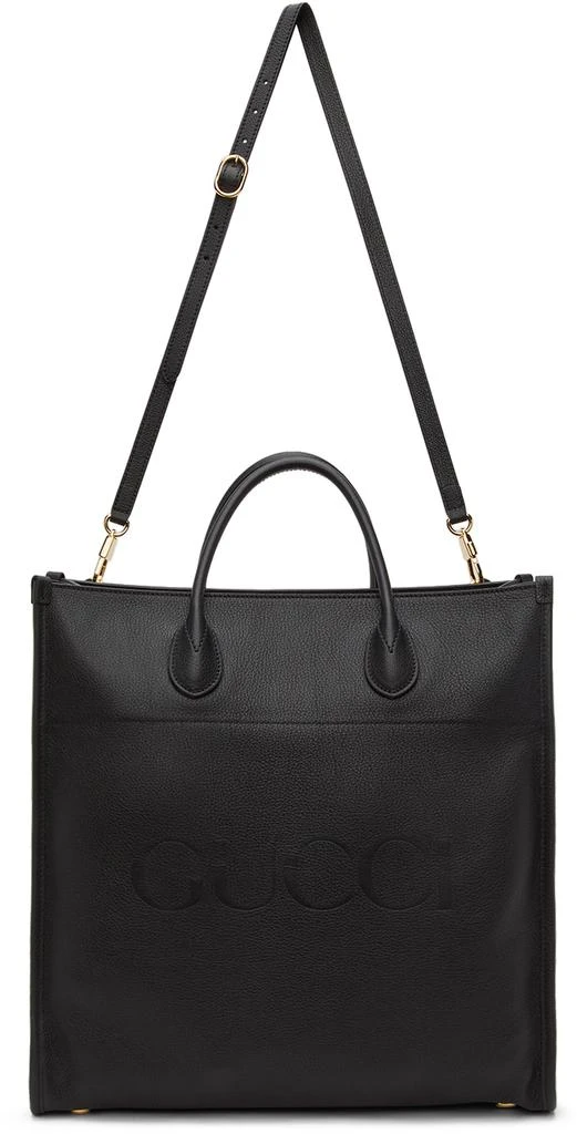 商品Gucci|黑色大号 Cripto 托特包,价格¥34694,第4张图片详细描述