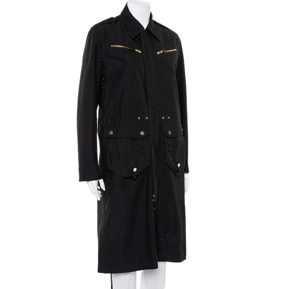 商品[二手商品] Ralph Lauren|Ralph Lauren Collection Black Synthetic Zip Front Utility Coat M,价格¥2191,第2张图片详细描述