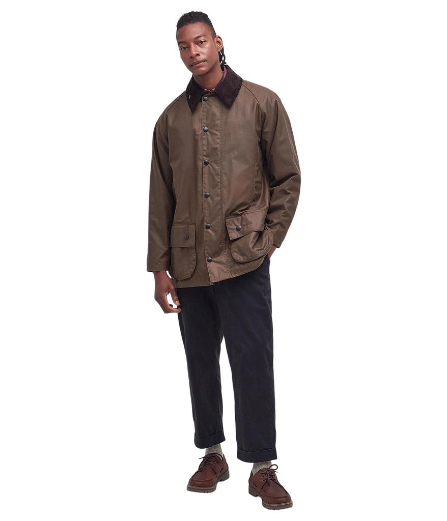 Barbour Beaufort Sage Waxed Jacket | Liberty