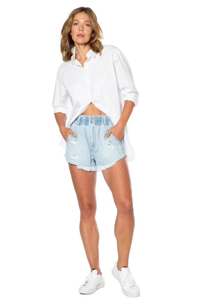 商品Juicy Couture|Paperbag Denim Shorts,价格¥237,第2张图片详细描述