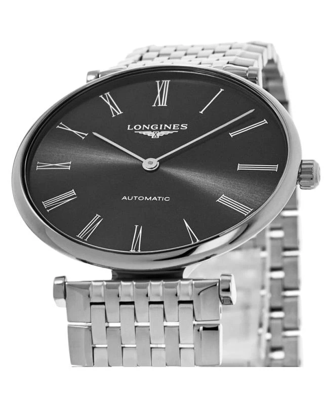 商品Longines|Longines La Grande Classique Automatic Black Roman Dial Steel Unisex Watch L4.918.4.51.6,价格¥11155,第2张图片详细描述