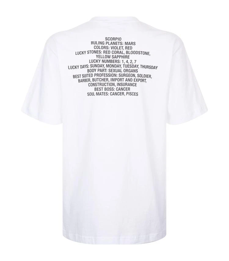 商品Vetements|Scorpio Horoscope T-Shirt,价格¥519,第2张图片详细描述