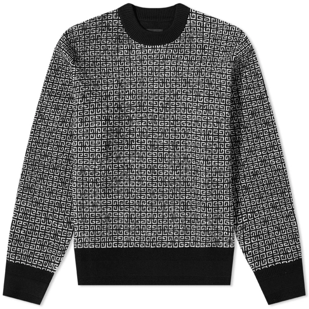 商品Givenchy|Givenchy 4G Jacquard Crew Knit,价格¥12219,第1张图片