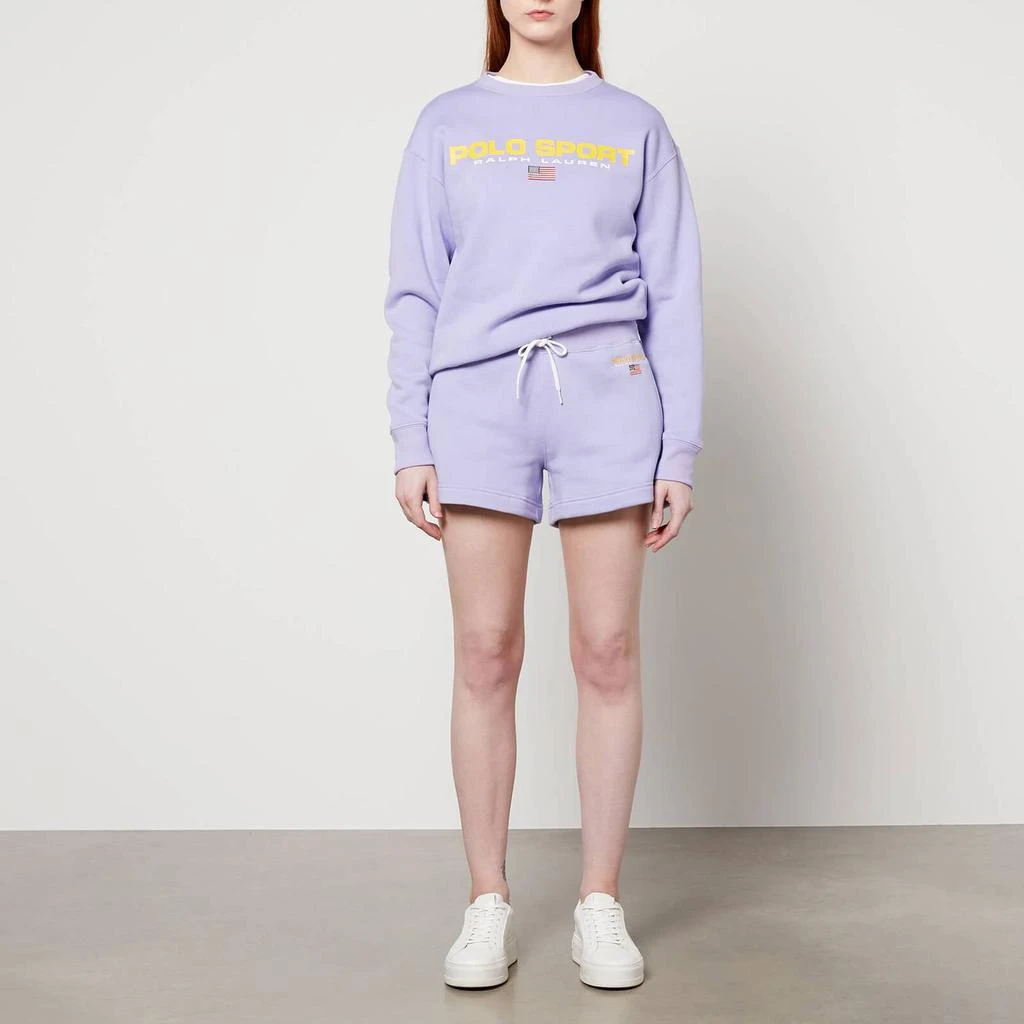 商品Ralph Lauren|Polo Ralph Lauren Women's Polo Sport Sweatshirt - Sky Lavender,价格¥619,第3张图片详细描述