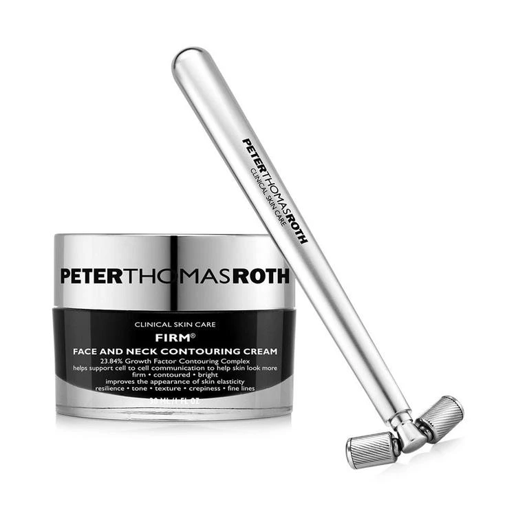 商品Peter Thomas Roth|FIRMx 塑形脸部颈部轮廓霜+轮廓按摩工具,价格¥367,第1张图片