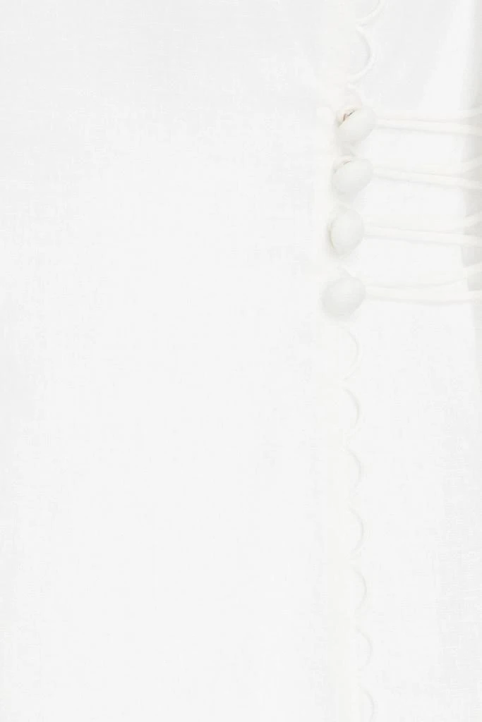 商品Zimmermann|Rosa linen midi dress,价格¥3111,第4张图片详细描述