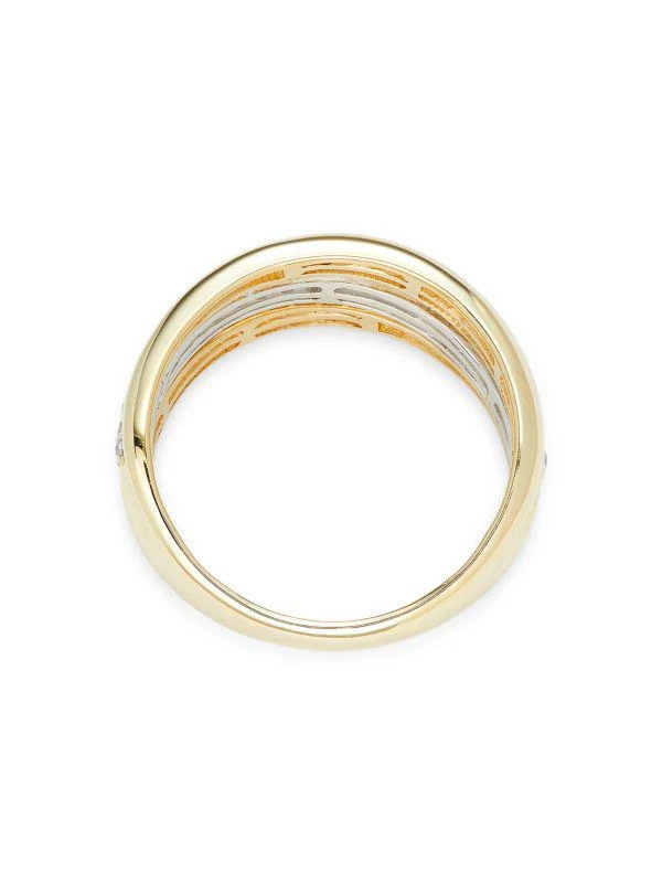 商品Saks Fifth Avenue|14K Two Tone Gold & 0.60 TCW Diamond Ring,价格¥14420,第3张图片详细描述