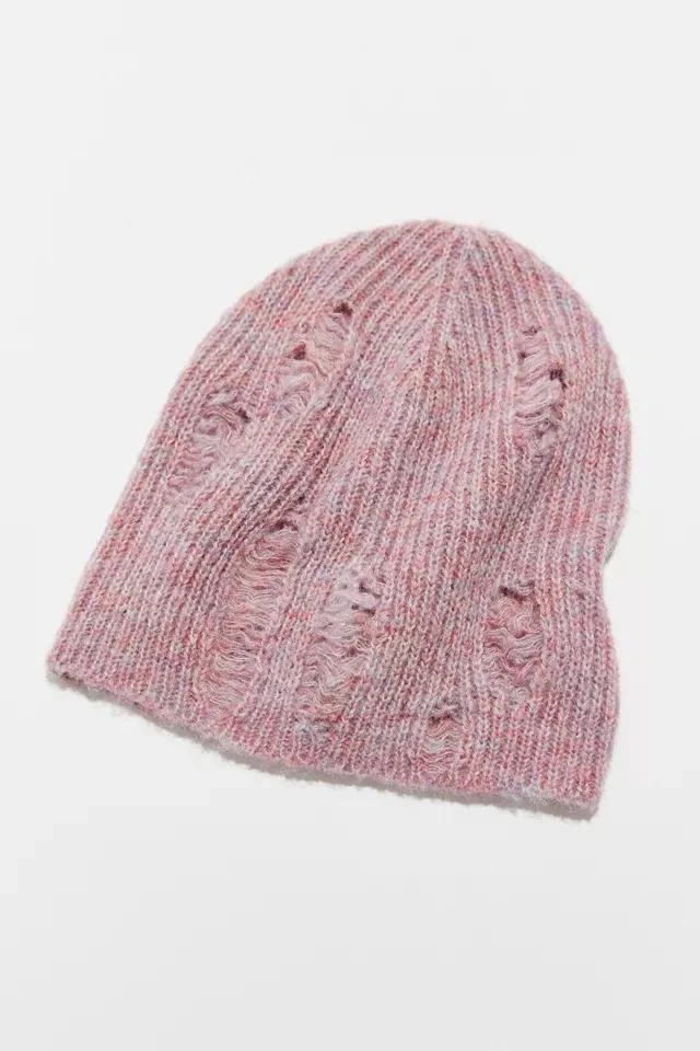 商品Urban Outfitters|Jax Distressed Knit Beanie,价格¥15,第2张图片详细描述