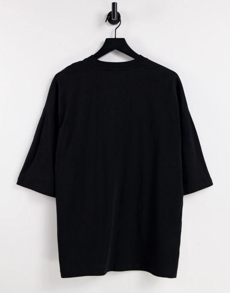 商品ASOS|ASOS DESIGN oversized t-shirt in black with Los Angeles city print,价格¥109,第2张图片详细描述