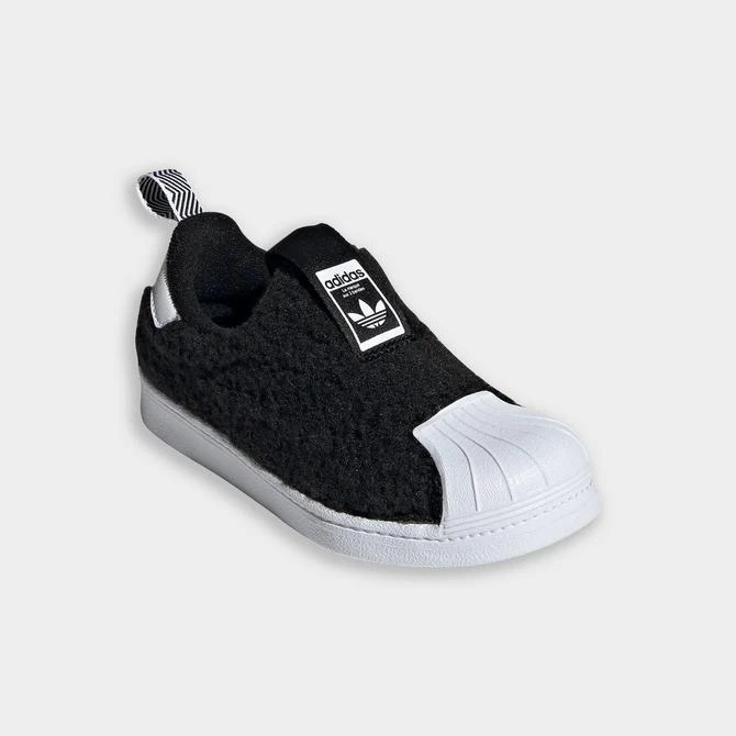商品Adidas|Little Kids' adidas Originals Superstar 360 Fuzzy Slip-On Casual Shoes,价格¥410,第2张图片详细描述