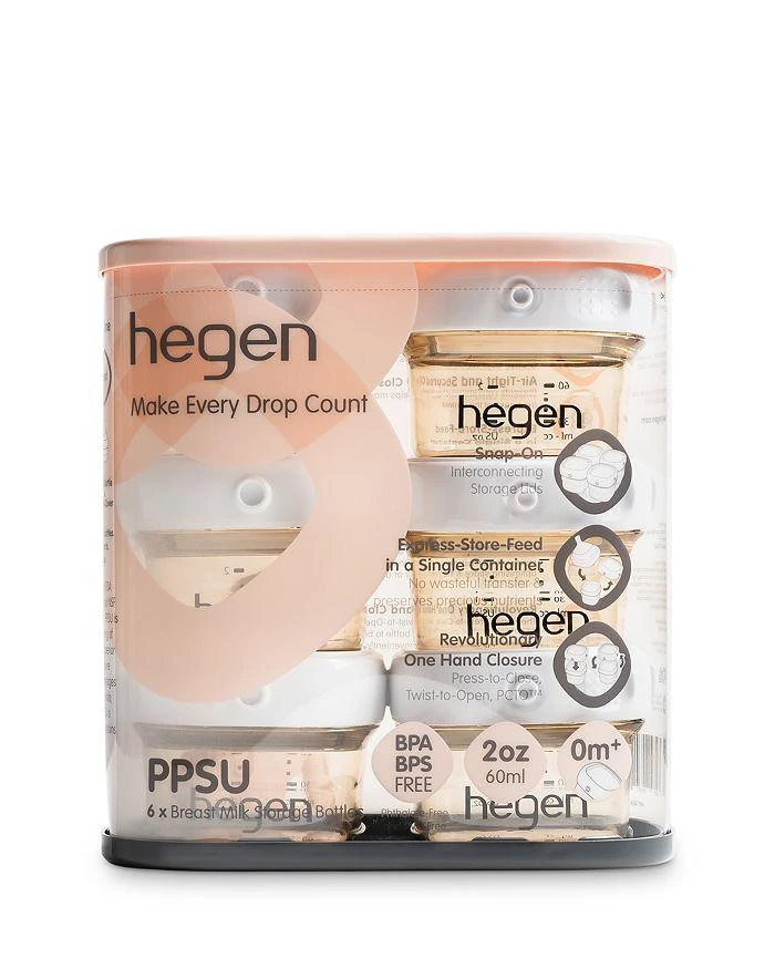 商品Hegen|2 oz Breast Milk Storage Set,价格¥338,第2张图片详细描述