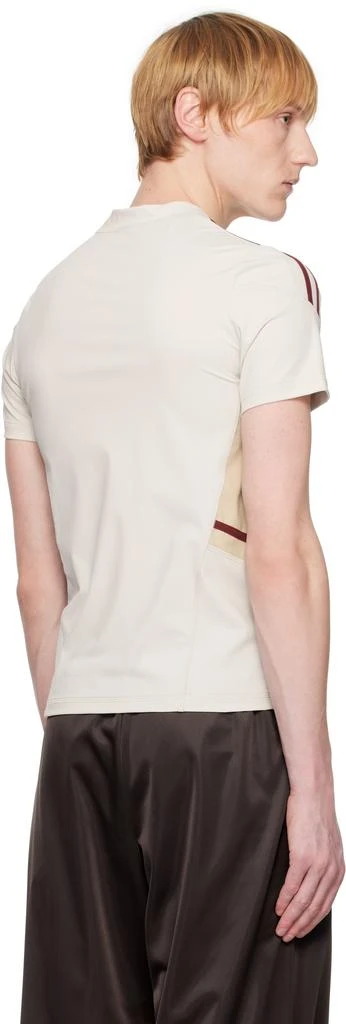 商品Martine Rose|Beige & Burgundy Lace Up Football T-shirt,价格¥3061,第3张图片详细描述