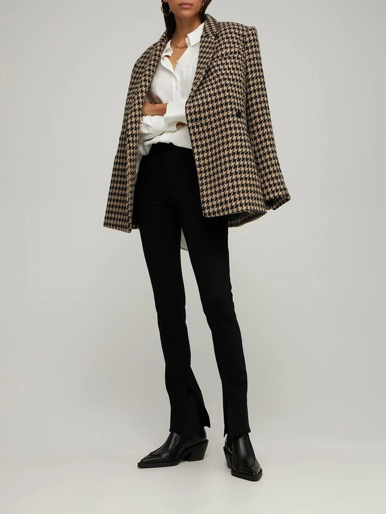 商品ANINE BING|Kaia Wool Blend Houndstooth Blazer,价格¥3683,第1张图片