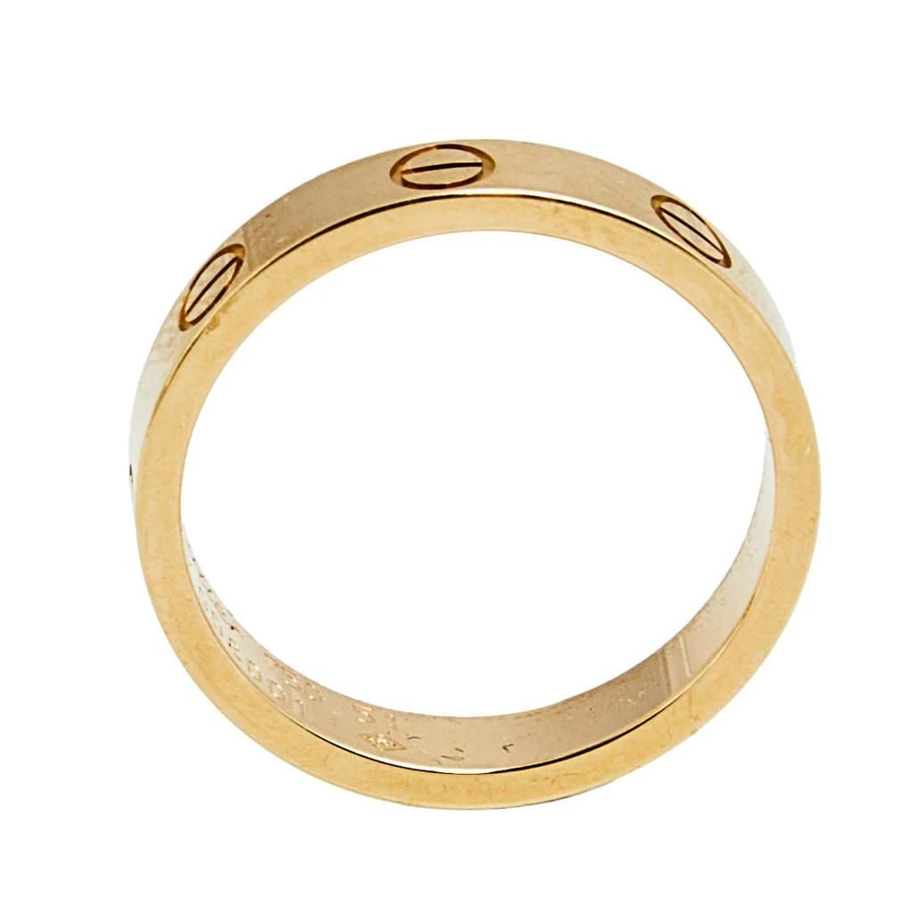 商品[二手商品] Cartier|Cartier Love 18K Rose Gold Narrow Wedding Band Ring Size 51,价格¥6519,第4张图片详细描述