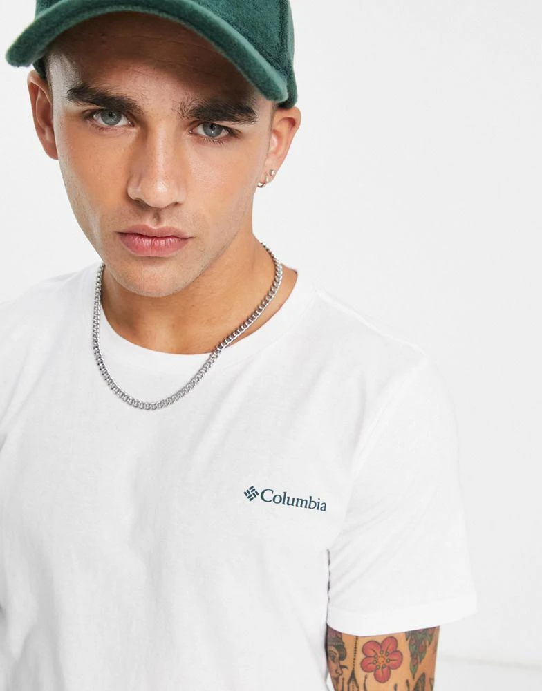 商品Columbia|Columbia Rapid Ridge cotton back graphic t-shirt in white,价格¥187,第3张图片详细描述