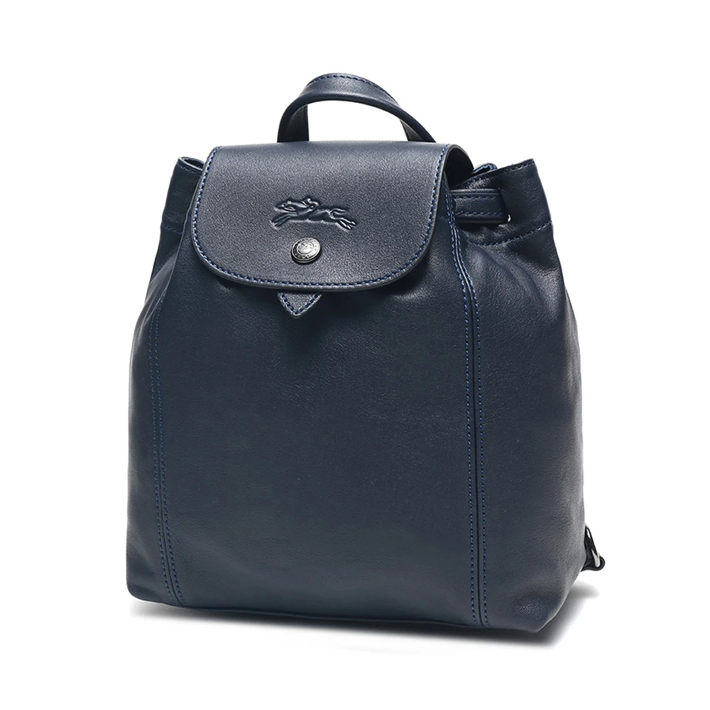 LONGCHAMP 女士蓝色羊皮双肩包 1306757556 商品