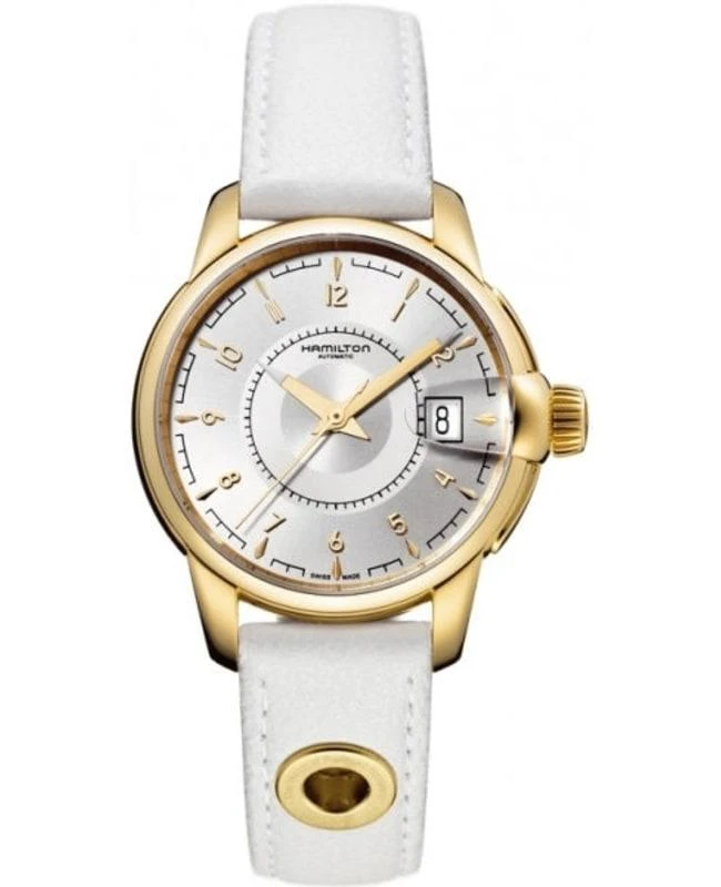 商品Hamilton|Hamilton American Classic Railroad Auto Women's Watch H40445955,价格¥6458,第1张图片