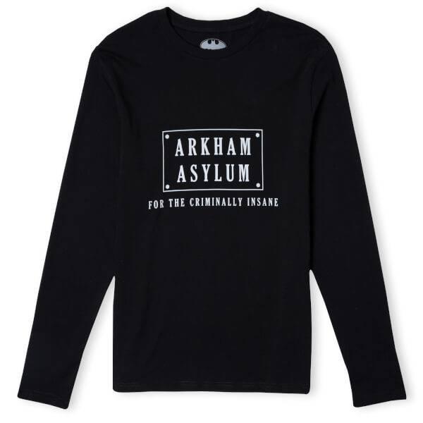 Batman Villains Arkham Asylum Unisex Long Sleeve T-Shirt - Black商品第1张图片规格展示