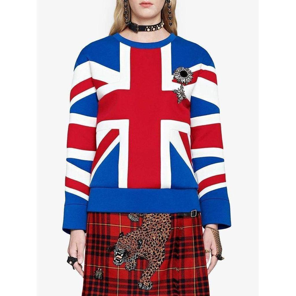 商品Gucci|Union Jack Jersey Sweatshirt,价格¥8109,第5张图片详细描述