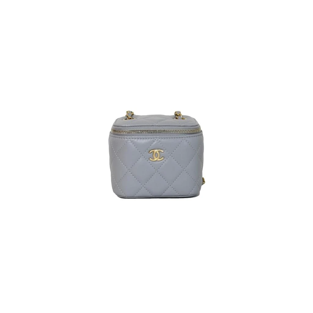 商品Chanel|Chanel Small Vanity Bag Grey,价格¥31112,第1张图片