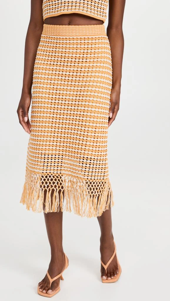 商品Derek Lam|Derek Lam 10 Crosby Emerie 流苏半身裙,价格¥1007,第2张图片详细描述